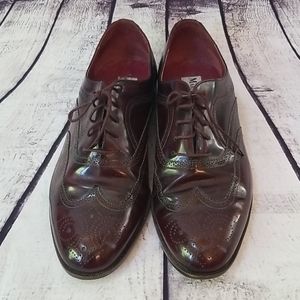 Mario Bruni Burgundy Martin Oxfords - 12W - EUC
